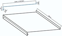 Parapet Szeroki (do 45 cm) 3 cm x 200 cm