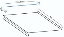 Parapet Szeroki (do 45 cm) 3 cm x 100 cm