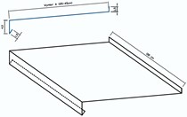 Parapet Szeroki (do 45 cm) 4 cm x 100 cm