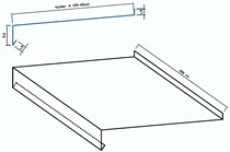 Parapet Szeroki (do 45 cm) 5 cm x 200 cm
